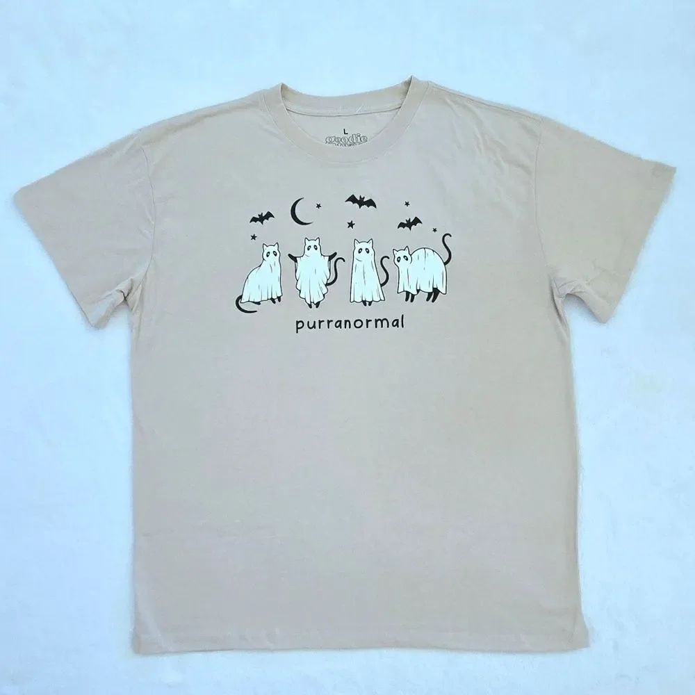Goodie Two✌️ Sleeves "Purranormal"🐈‍⬛  Graphic Tee👕 - NWOT